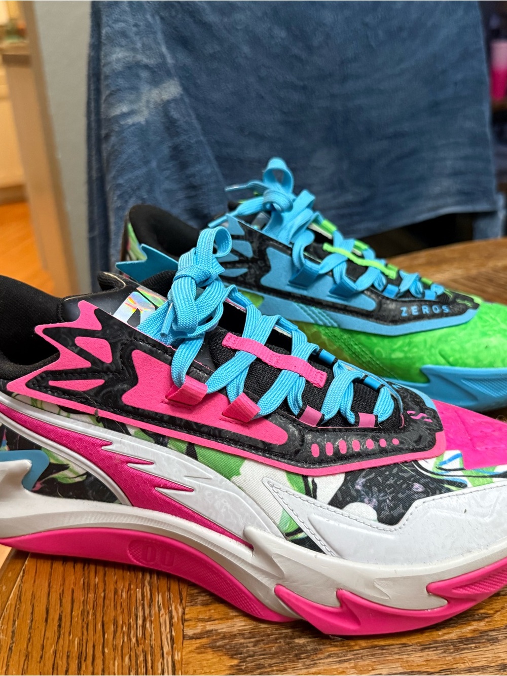 Puma Multicolor Sneakers - Pink, Blue, Green, Black, White